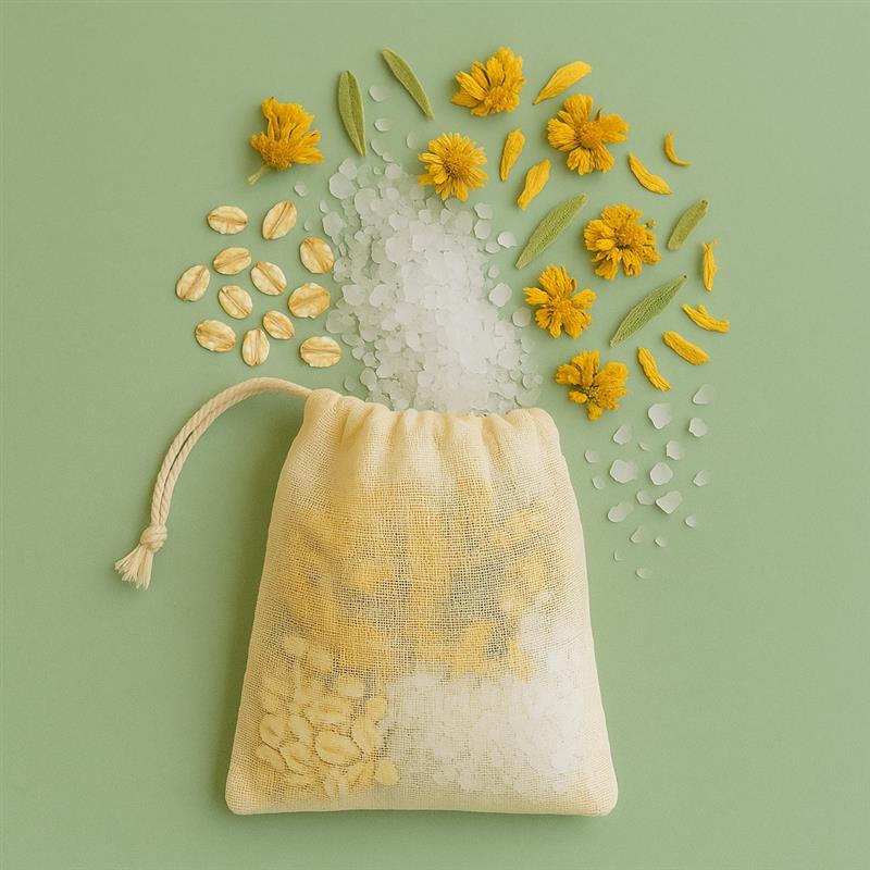 Mend + Muscle Soak- Set of 2 Herbal Bath Bags